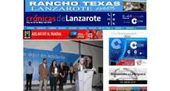 Desktop Screenshot of cronicasdelanzarote.com